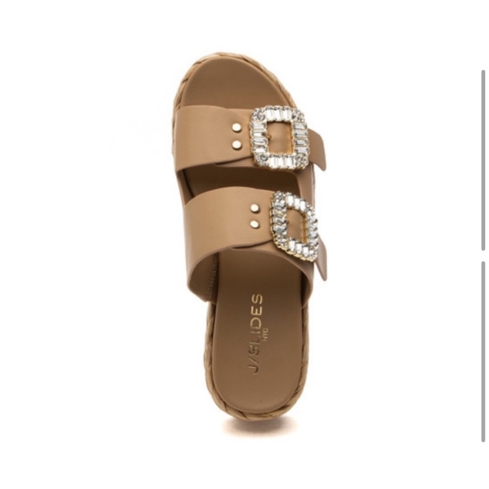 NWT J/SLIDES QUINLEY Sand Leather Sandal - Picture 5 of 15
